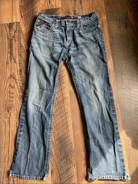 Ariat FR M4 Men's Light Blue Relaxed Bootcut Denim Jeans